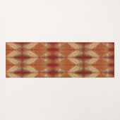 Peachy Ikat San Telmo Yogamatte (Rückseite (Horizontal))