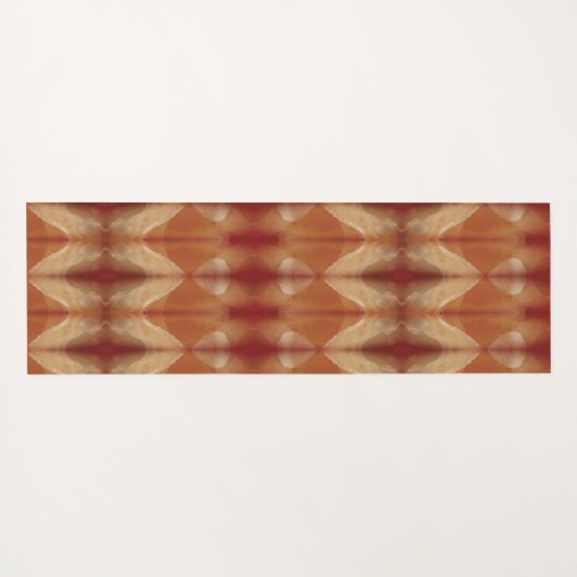 Peachy Ikat San Telmo Yogamatte (Rückseite (Horizontal))