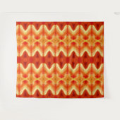 Peachy Ikat Too Sangria Wandteppich (Vorderseite (Horizontal))