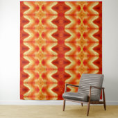 Peachy Ikat Too Sangria Wandteppich (Beispiel)