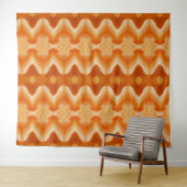Peachy Ikat Too Wandteppich (Beispiel (Horizontal))
