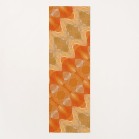 Peachy Ikat Yogamatte (Vorderseite)