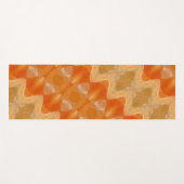 Peachy Ikat Yogamatte (Vorderseite (Horizontal))