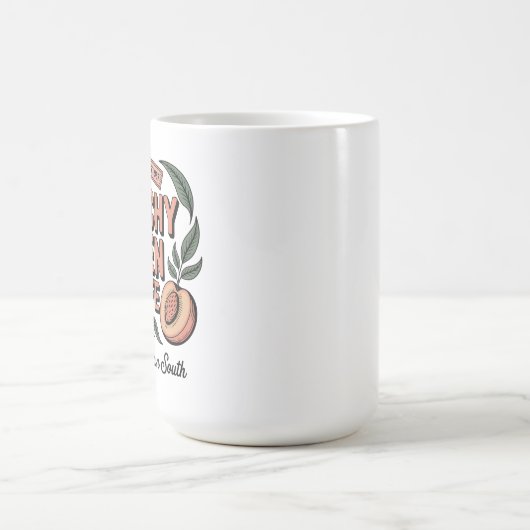 Peachy Keen Café Kaffeetasse (Mittel)