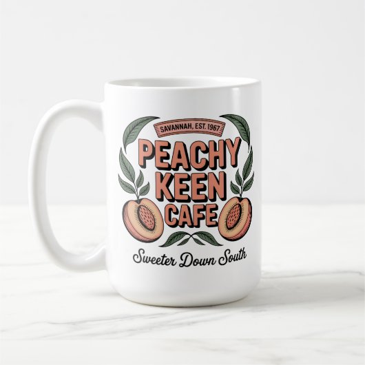 Peachy Keen Café Kaffeetasse (Links)