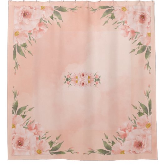 Peachy Keen Duschvorhang (Vorderseite)