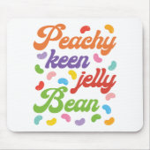 Peachy Keen Jelly Bean Easter Candy Retro Mousepad (Vorne)