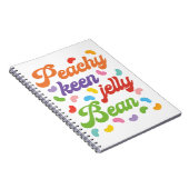 Peachy Keen Jelly Bean Easter Candy Retro Notizblock (Rechte Seite)