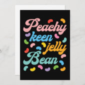 Peachy Keen Jelly Bean Feiertagskarte (Vorne/Hinten)