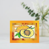 Peachy Keen Postal Pals Postkarte (Stehend Vorderseite)
