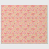 Peachy Keen Summer Fruit Geschenkpapier (Flach)