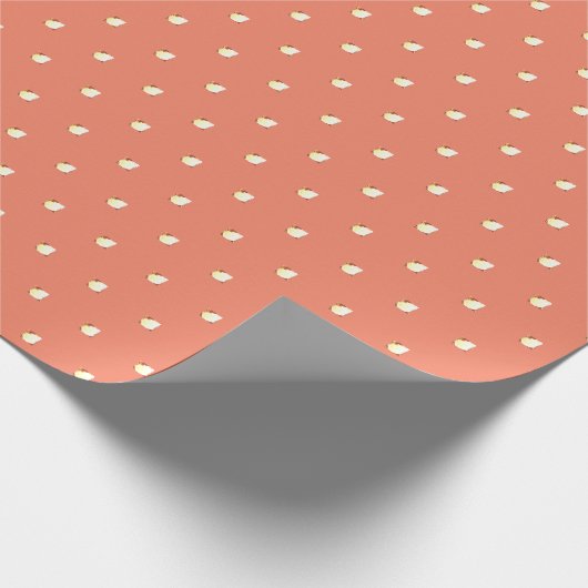 Peachy Keen Wrapping Paper Geschenkpapier (Ecke)