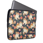 Peachy Kitten Custom Laptopschutzhülle (Vorne Rechts)