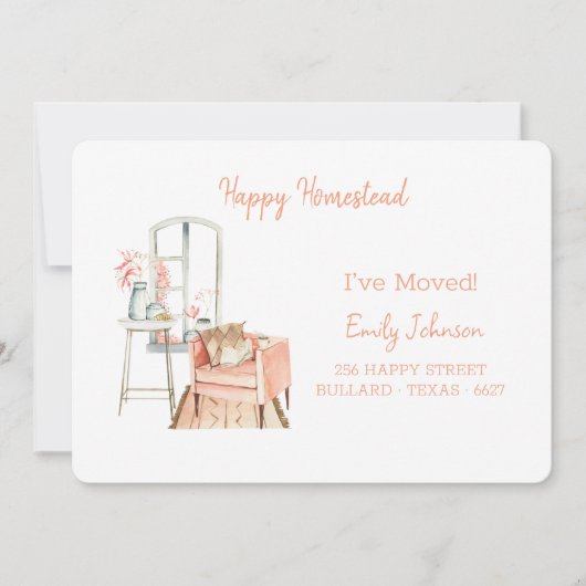 Peachy Living Launch Moving Ankündigung (Vorderseite)