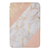 Peachy Marble Elegance Badematte (Vorderseite Vertikal)