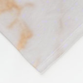 Peachy Marble Elegance Fleecedecke (Ecke)