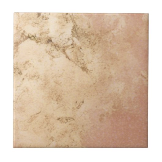 Peachy Marble Elegance Fliese (Vorderseite)