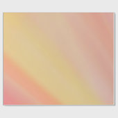 Peachy Ombre Geschenkpapier (Flach)