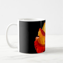 Peachy Orange Rose Kaffeetasse
