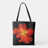 Peachy Orange Rose Tasche (Rückseite)