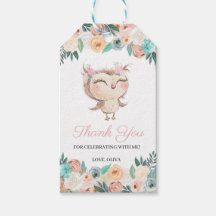 Peachy Owl Vielen Dank für Ihre Unterstützung Tag