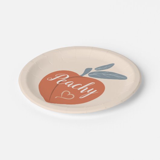 Peachy Pappteller (Schrägansicht)