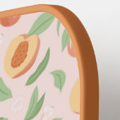 Peachy Peach Floral Pickleball Paddle (Linke Seite)