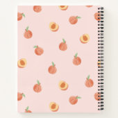 Peachy Peach School Spiral Notebook Notizblock (Rückseite)