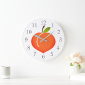 Peachy Peach Wall Uhr (Zuhause)