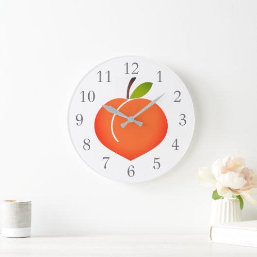 Peachy Peach Wall Uhr (Zuhause)
