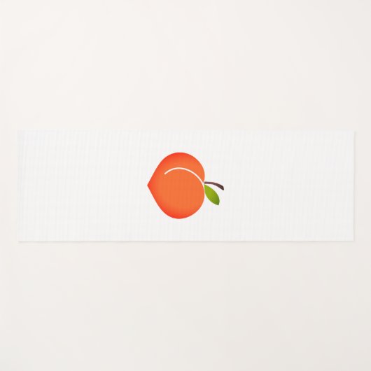 Peachy Peach Yogamatte (Vorderseite (Horizontal))