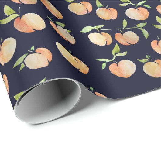 Peachy Peaches Geschenkpapier (Rolleneckpunkt)