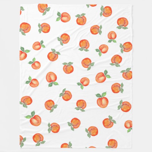 Peachy Print 60x80 Fleece Blanket (Vorderseite)