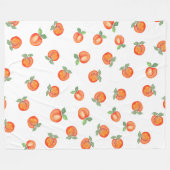 Peachy Print 60x80 Fleece Blanket (Vorderseite (Horizontal))