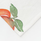 Peachy Print 60x80 Fleece Blanket (Ecke)