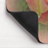 Peachy Rose Blossom Mousepad (Ecke)
