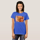 Peachy Rose Petals T - Shirt (Vorne ganz)