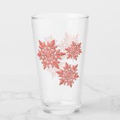 Peachy Snowflake Glas (Rückseite)