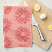 Peachy Spring Geschirrtuch (Viertel Falte)