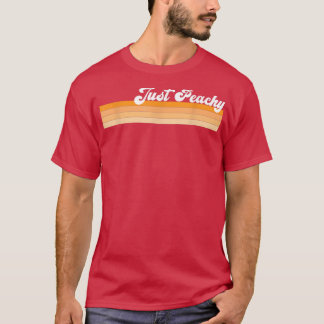 Peachy Summer 70er Georgia Peaches Frucht Hippie P T-Shirt