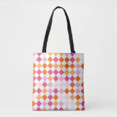 Peachy Sunset Harlequin Tasche (Vorderseite)