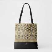 Peachy und Black Color Splash Tasche (Vorderseite)