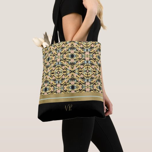 Peachy und Black Color Splash Tasche (Von Nahem)