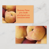 Peachy Visitenkarte (Vorne/Hinten)