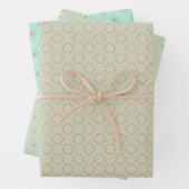 Peachy Whimsicality Wrapping Paper Flat Sheet Set Geschenkpapier Set (Beispiel)