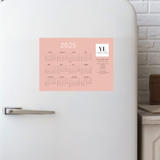 Peachy Yearly 2025 Firmenlogo Magnetkarte