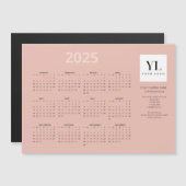 Peachy Yearly 2025 Firmenlogo Magnetkarte (Vorne/Hinten)