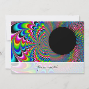 Peackock A Delic - Fraktal Art Einladung