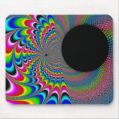 Peackock A Delic - Fraktal Art Mousepad (Vorne)