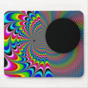 Peackock A Delic - Fraktal Art Mousepad